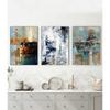 Modern Grey Texture Canvas Wall Art, Handmade Unique Abstract Oil Painting for Home Decor
