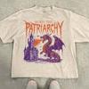 Burn The Patriarchy Shirt Feminist Dragon Tee Gothic Castle Fantasy Dark Academia Graphic Mens Kids T Shirt For Women Edgy Goth Grunge Apparel