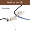 Blue Ray Blocking Anti-Blue Light Reading Glasses Eye Protection Business Square Eyeglasses Ultralight Metal