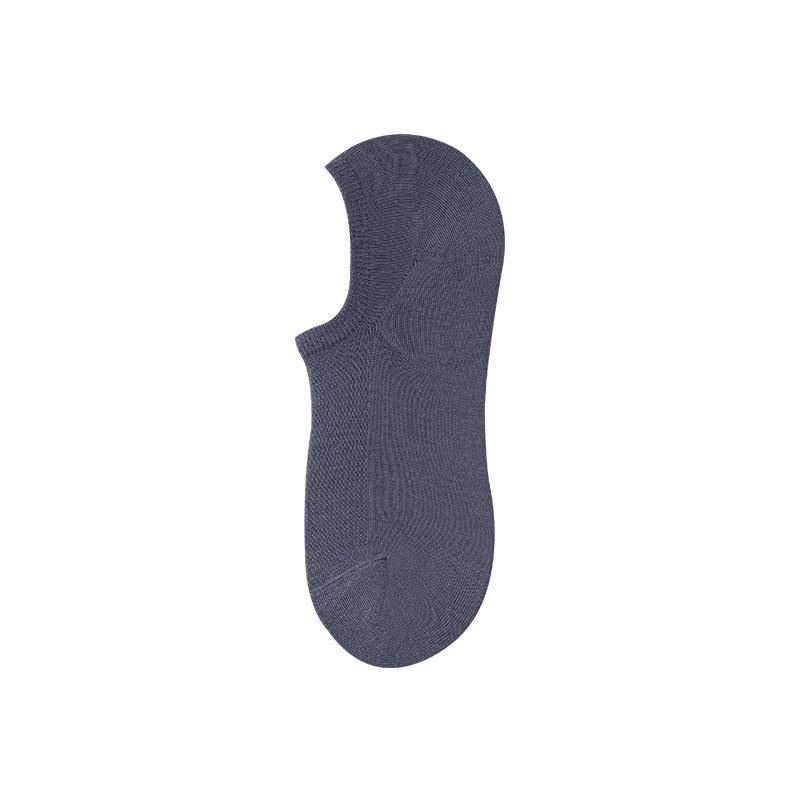 Men's Summer Thin Cotton Mesh 10a Anti Slip Non Drop Heel Shallow Mouth Invisible Socks