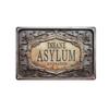 Metall Aluminium Schild Poster Haustor Badezimmer Wandplakette Dekoration Retro Shabby Schild Geprägter Stil Handwerk Blech Malerei