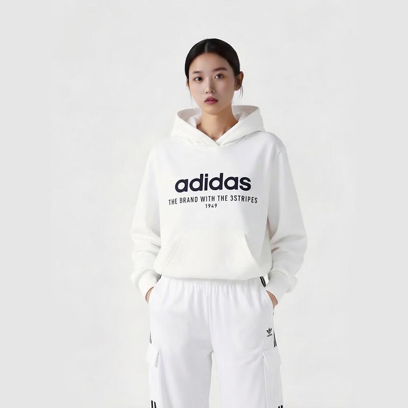 Adidas Men s Hooded Pullover Sweatshirt S