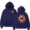 Long-sleeved hooded hoodie - Patterned clothing - Suitable for both men and women - Street casual loose-fitting hoodie