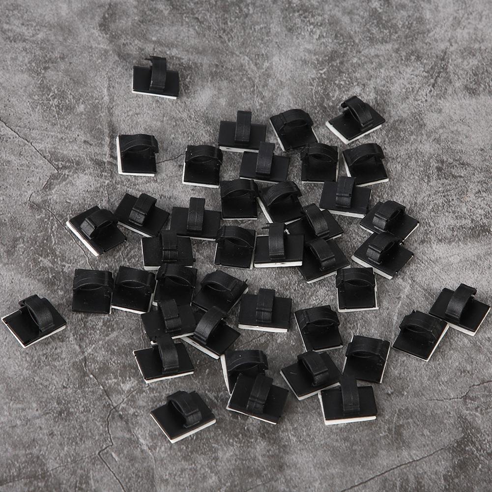 40 Pcs Auto Cord Fixed Clips Car GPS Data Cable Light Cord Decorative Wire Fixing Organizer