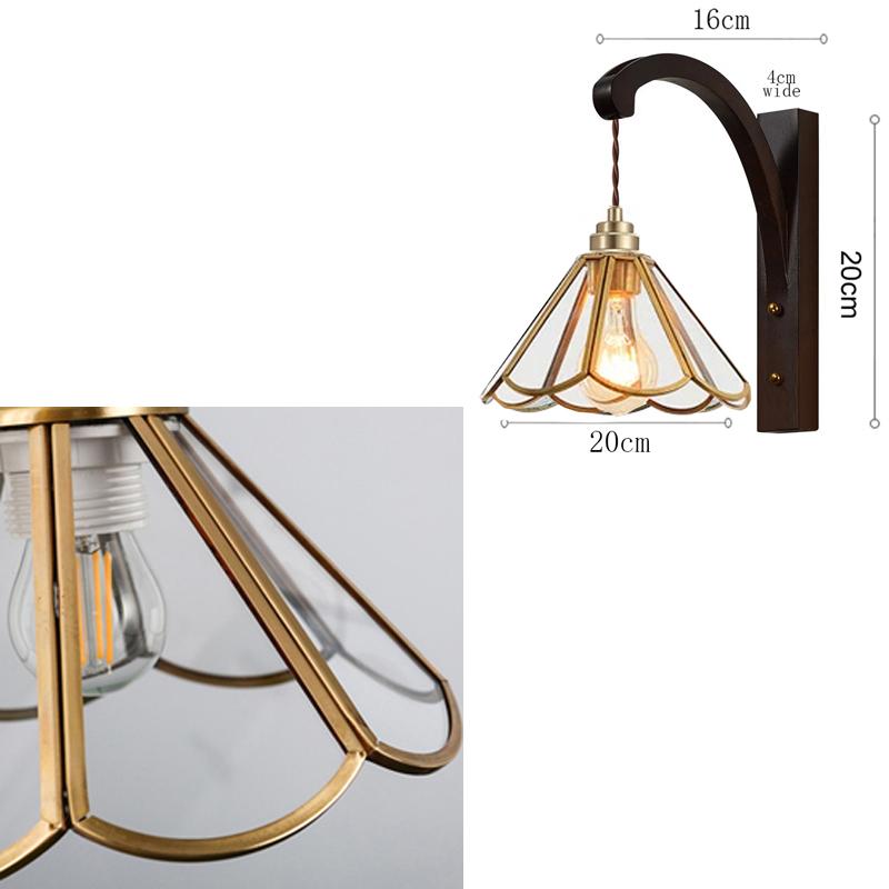 Retro Wood Wall Lamp E27 220V 110V Vintage Sconce Wall Light Fixture Bedside Classic Lamp Indoor Home Decor Bedroom Lights LED