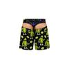 Men's Fun Printed Stretch Waist Drawstring Shorts, Beach Pants, Swimming Trunks
