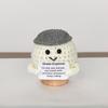 Handmade Crochet Miniature Ball Game Positive Encourage Energy Card Emotional Ornament Car Decorations Wovening Finished Product