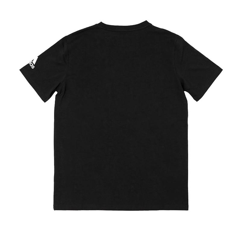 Adidas Letter Print Casual Sports American Vintage Crew Neck Short Sleeve T-Shirt Men Tops Black ADICLTSCJH-BW