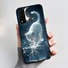 Casing For TCL 20 XE Case Aesthetic Fashion Cute Cat Astronaut Black Soft Silicone Protective Back Cover For TCL 20XE Phone Case