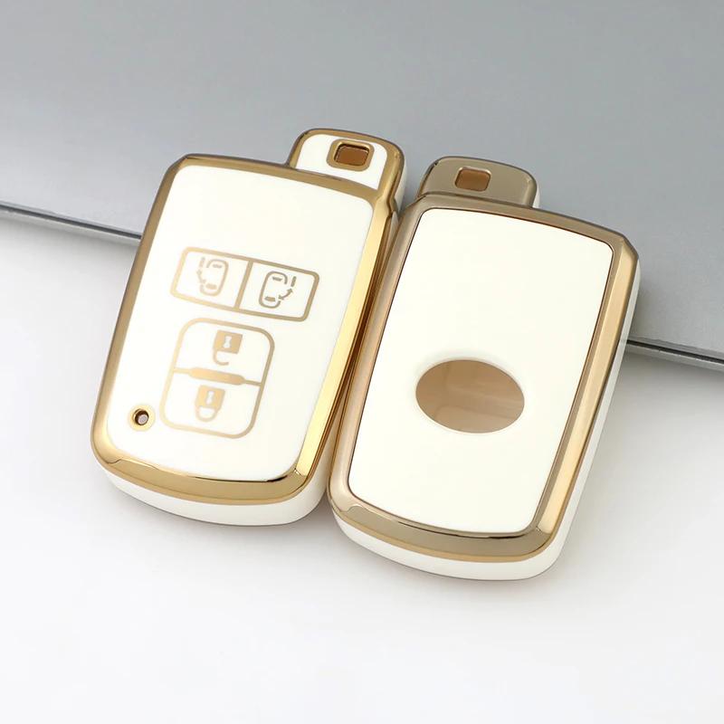 2 3 4 Buttons TPU Car Key Case for Toyota Prius Plus Auris Avalon Verso Rav 4 Corolla 2013 Yaris Hybrid Remote Keychain
