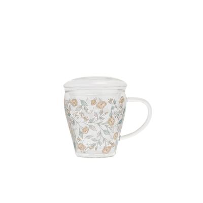 Afternoon Tea Living HS99 Çiçek Sanatı Şeffaf Isıya Dayanıklı Filtreli Tumbler,