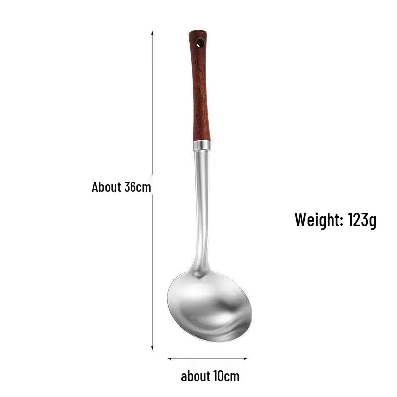 Wutuo Xiaomanyao Wooden Handle Stainless Steel Spatula Set