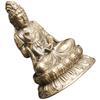Brass Guanyin Statue Home Decor Retro Indoor Adornment Desktop Ornament for Living Room Bedroom Balcony Garden Temple Use