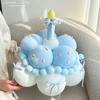 Wind-Themed Birthday Cake Balloon and Photo Prop Hat for Kids