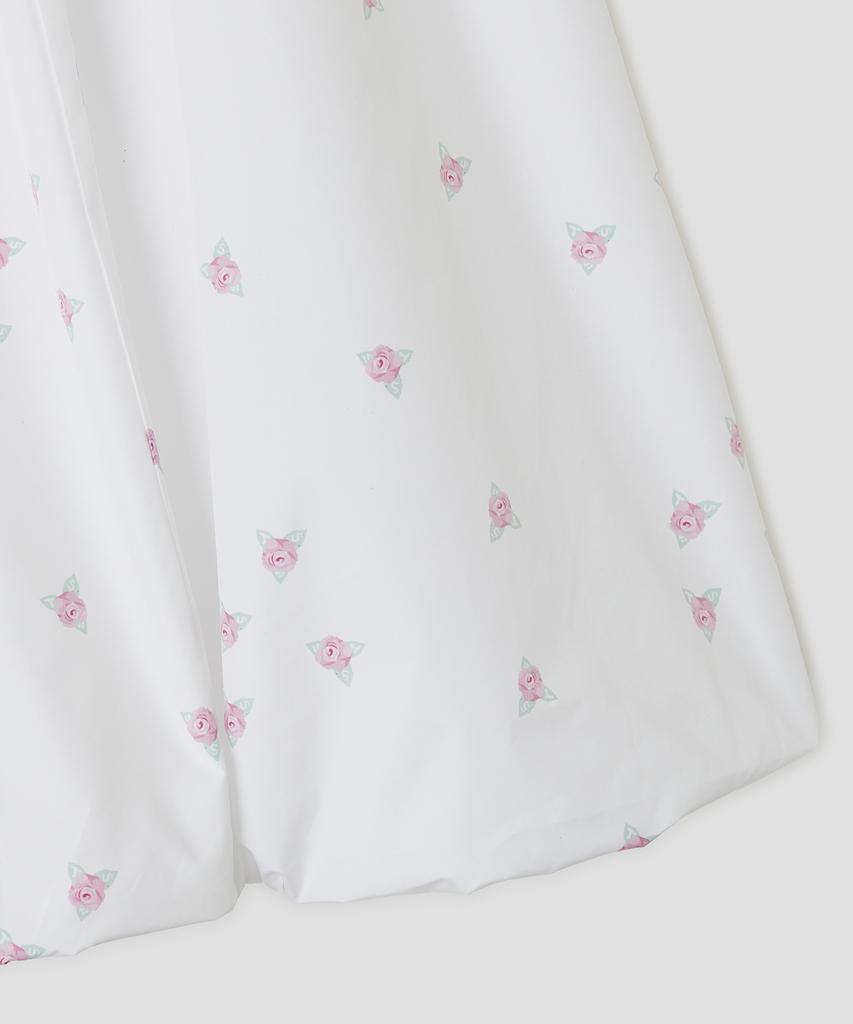 Taibseobiseu Flower Volume Skirt [White]