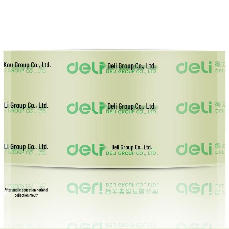 Deli 30246 Clear Packing Tape (5-Roll Pack)