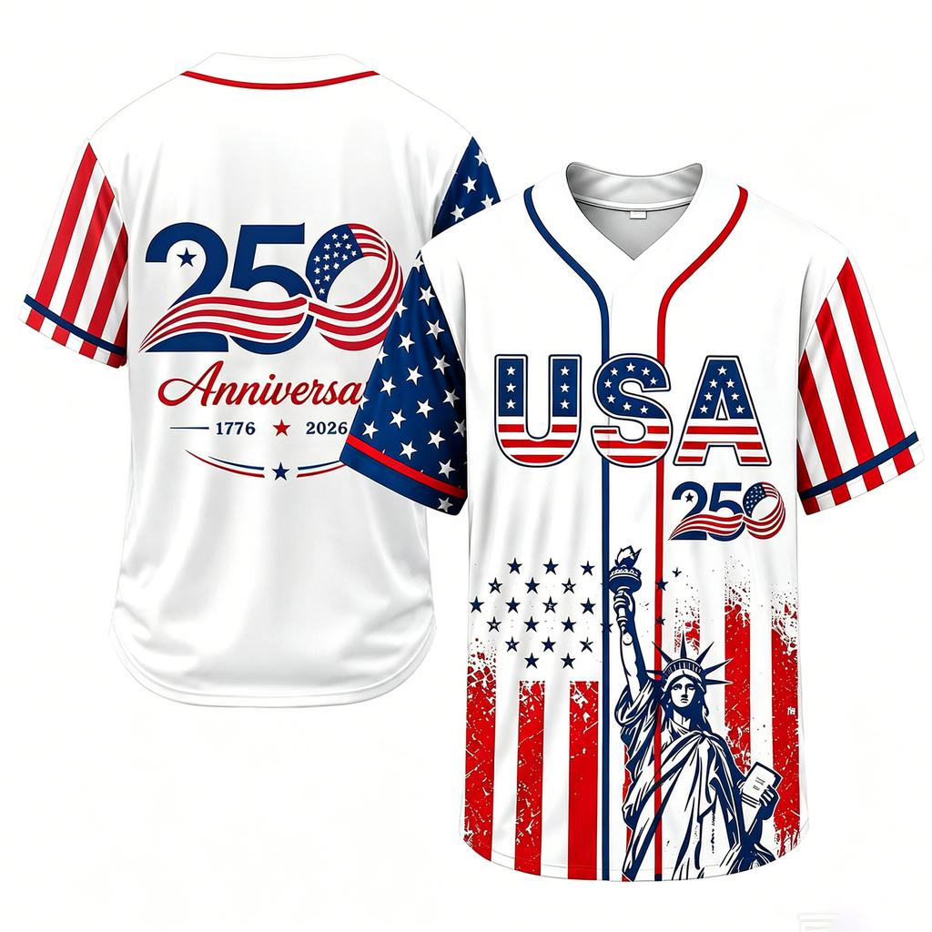 Custom Baseball for Men Women 4th of Patriotic Sports Top Short Sleeve