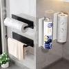 Magnetischer Papierhandtuchhalter Multifunktionale Papierhandtuchstange mit starker magnetischer Rückseite für Küche Kühlschrank Grill