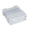 Solid State Relay DC to DC Input 3‑32V Output 5‑220V 10A Rail Single Phase SSR with Heat Sink