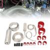 Stainless Steel Dress Up Hose Cover Kit     Hose Sleeving Set Extreme Heat Resistant for Vehicle