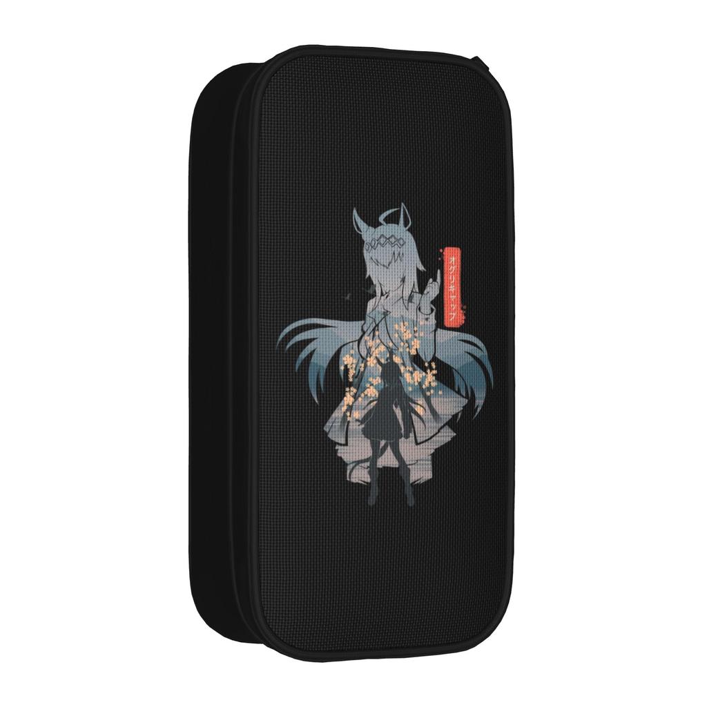 Oguri Cap Uma Musume Anime Pencil Cases Pen Holder Pencil Bags Student Big Capacity School Supplies Zipper Pencil Pouch