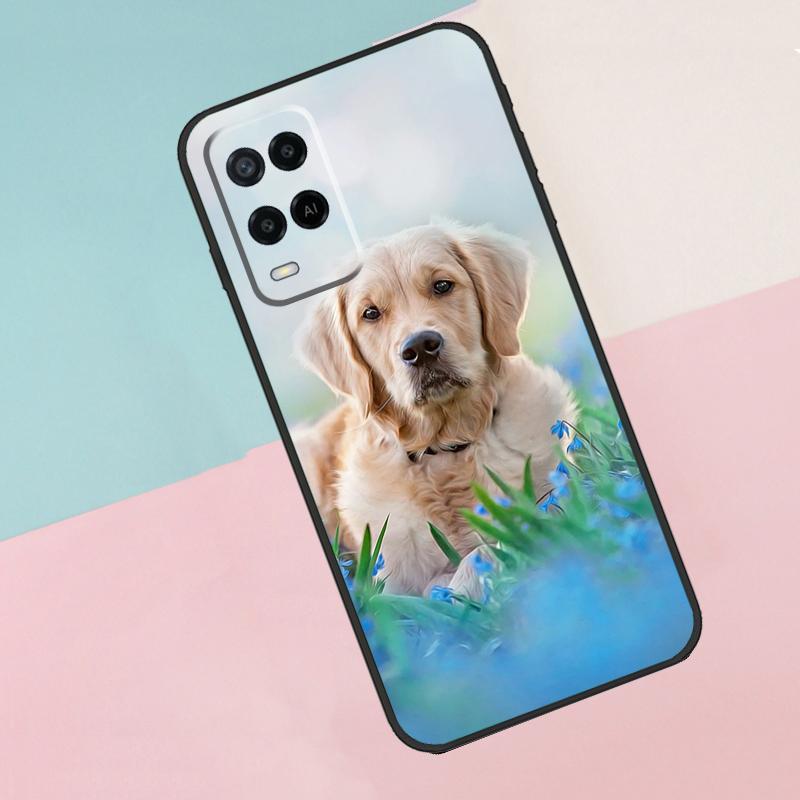 Golden Retriever Dog For Oppo A74 A94 A54 A80 A78 A98 A40 A60 A18 A38 A58 A15 A17 A77 A57S A16 A76 A96 Phone Case