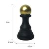 Resin Chess Pieces Statues Figures Chess Game Figurine Pieces International Chess Game Accessories for Home and Desk TV Cabinet