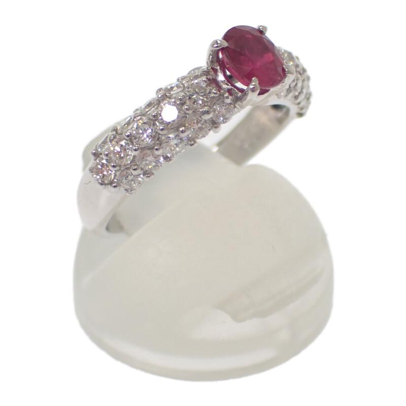 Keine Marke  #9(JP-Größe) Ring Pt900Platin Damen