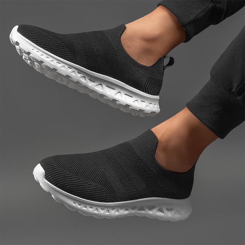 

Мужские кроссовки Slip On весна-лето повседневные кроссовки Slip Ins для бега на открытом воздухе обувь для ходьбы нескользящая сетчатая обувь 46
