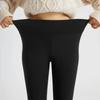 Women's High-waisted Women Pants Elastic Warmth Long Autumn and Winter Plus Velvet Warmth Thin Abdomen