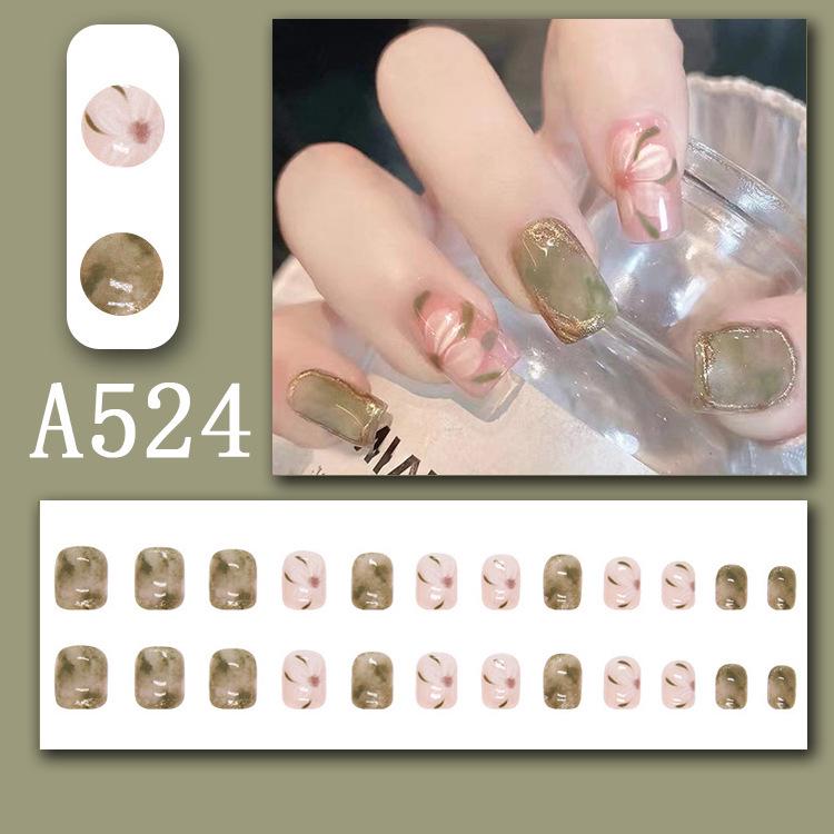 Summer Fresh French Line Cool Style Detachable Nail Art Tips
