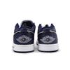 Jordan Zapatillas de Baloncesto Vintage Air Jordan 1 para Mujer Caña Baja Blanco Azul 553560-141(Team59-SBOX)