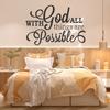 English Letter Inspirational Wall Stickers Self-adhesive Wall Decals For Bedroom Living Room Decoration