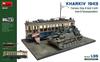 Miniart 1/35 Scale Kharkov 1943 Tram & Stug III Ausf. G with Crew Big Set Plastic Model Kit MA36067 (Scenery)
