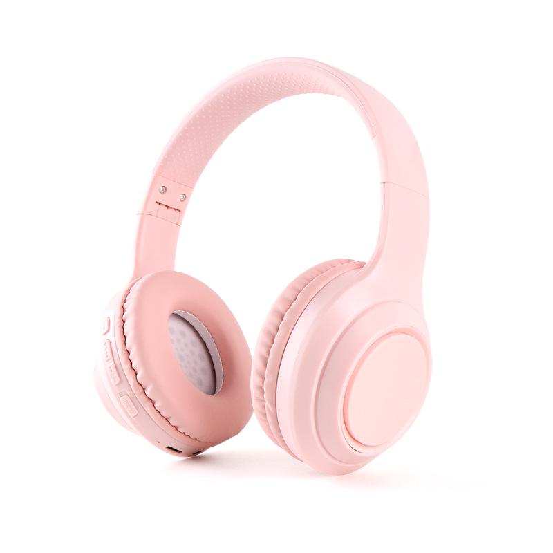 

Bluetooth 58 Over-ear Noise Cancelling Headset with Ultra-long Battery Life рожевий
