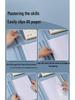 A4 Large Capacity Lever Arch File Folder with Thick Cover for Exam Papers and Documents