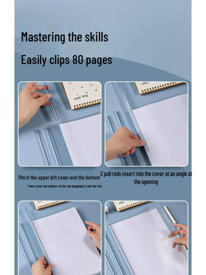 A4 Large Capacity Lever Arch File Folder with Thick Cover for Exam Papers and Documents