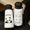 400ML Panda Stainless Steel Smart Thermos Mug LED Temperature Display Coffee Cup Keep Cold Heat Thermal Mug Travel Vacuum Flask