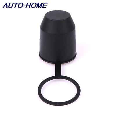 Capa Universal de Bola de Engate de Reboque Automotivo de 50mm Acessórios Capa Preta Durável Engate de Reboque Caravana Carro Reboque Bola de Reboque Capa Protetora