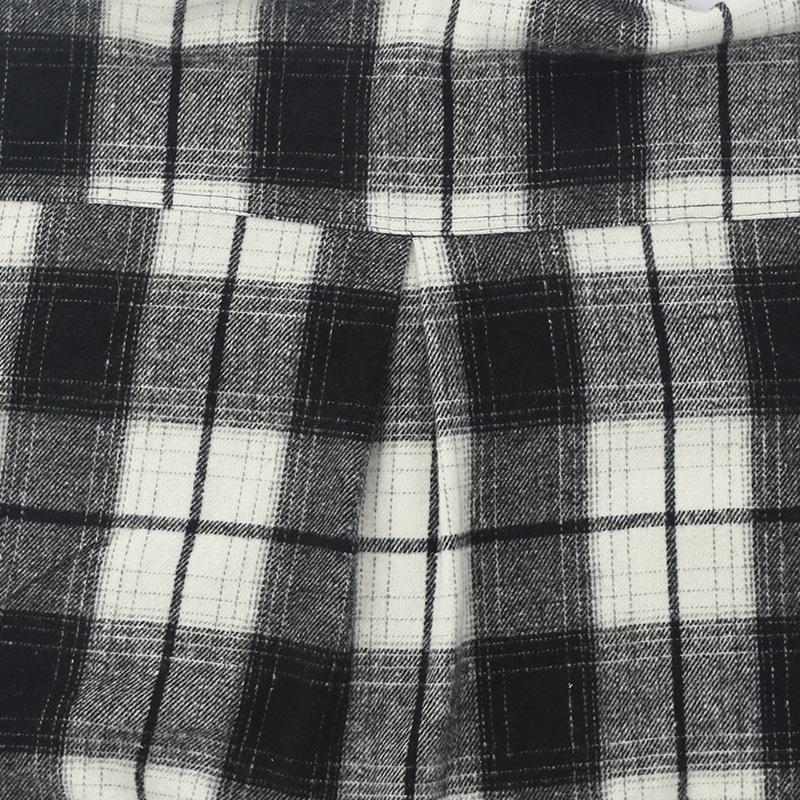 Autumn New Arrival: Loose-Fit Casual Jacquard Men's Long-Sleeved Hooded Check Shirt