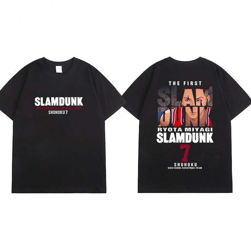 25 Theatrical Version of The Big Movie SLAM DUNK T-shirt SLAMDUNK Peripheral Support Clothes Sakuragi Blossom Road Short Sleeves