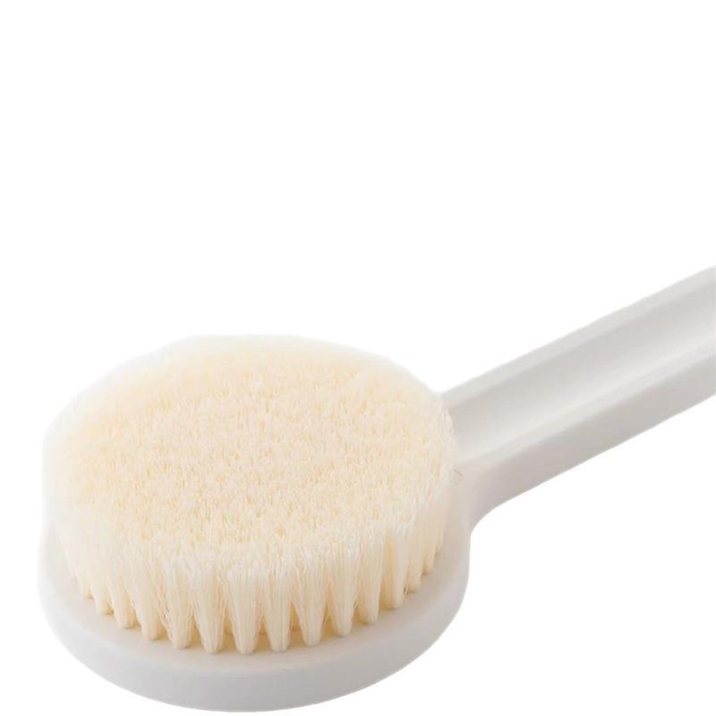 Long Handle Bath Brush Soft Bristle Back Scrubber for Shower 1PCS белый