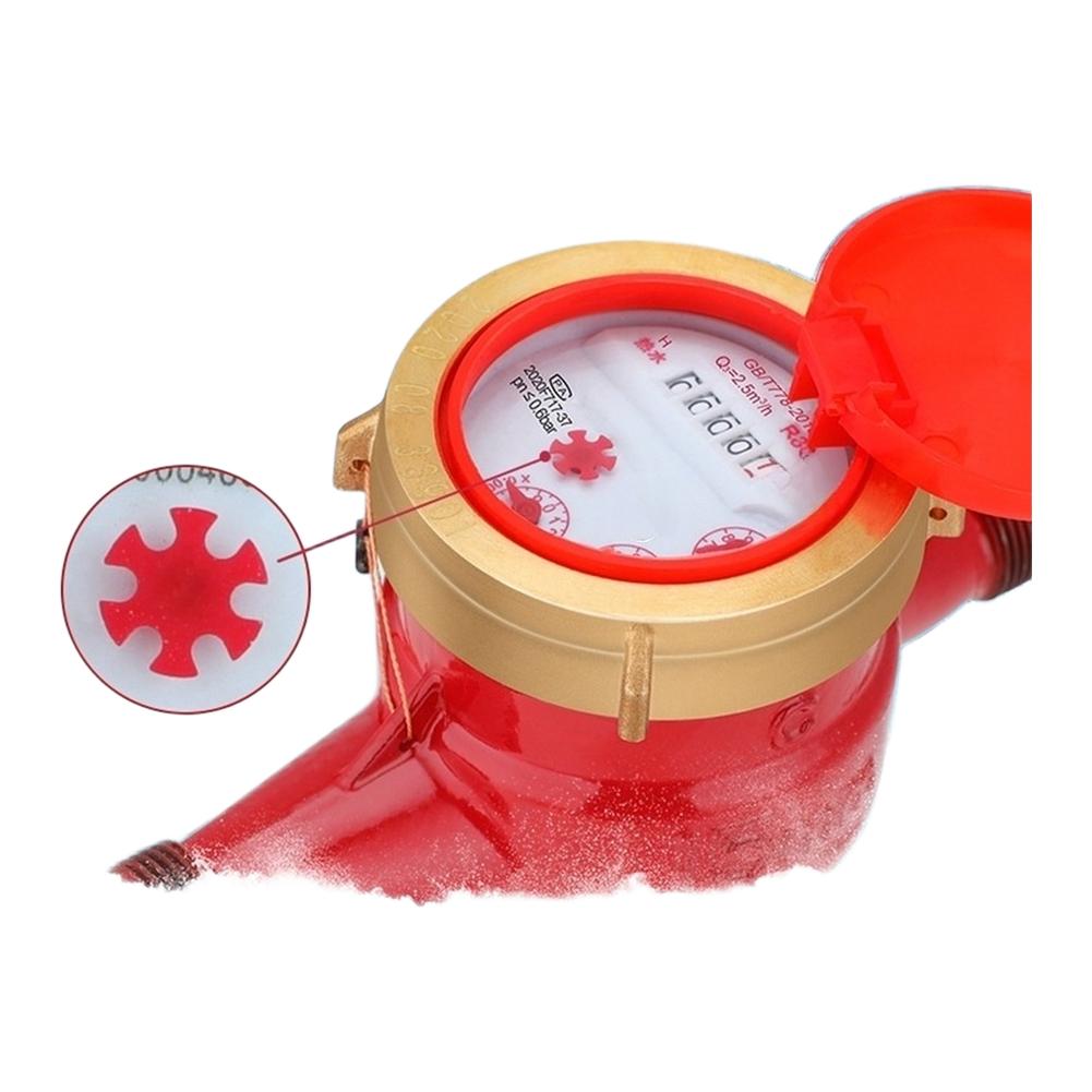 Rotary Wing Cold And Hot Water Meter Solar-powered High-temperature Rotary Hot And Cold Water Meter DN15/4 Points