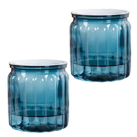 Flowerpot with Drainage Holes Water Filling Port Automatic Self-Watering Hydroponic Flowerpot Transparent Base Plant Container