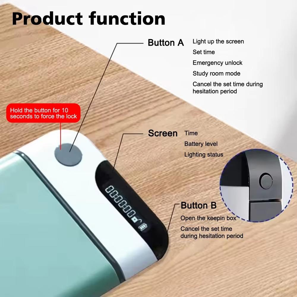 Student Tool for Postgraduate Entrance Examination Self-discipline Electronic Time Lock Quitting Preventing Addiction Time Lock