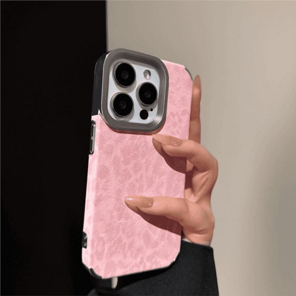 Luksusowe Etui w Chłodny Wzór Pantery Dla iPhone 17 Air 16 Pro Max 15 14 Plus 13 12 11 Matowe Poszycie Skórzana Tekstura Odporne na Wstrząsy Pokrowiec