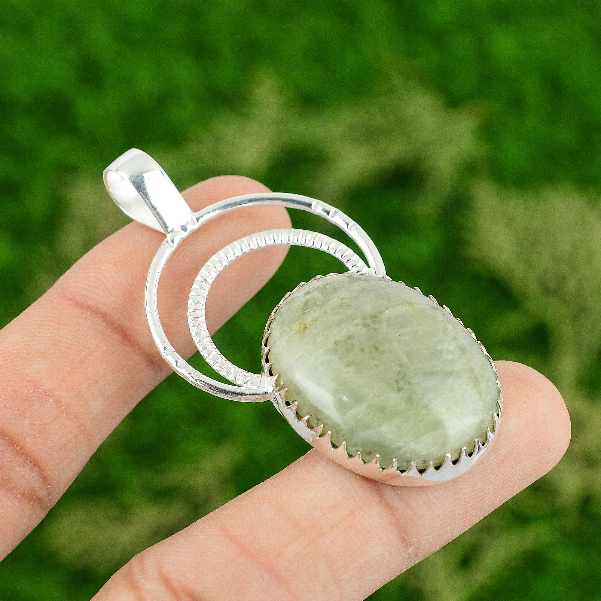 

Сделка ко Дню сестер Подвеска-безель из стерлингового серебра 925 пробы с овальным камнем аквамаринового цвета для свадьбы