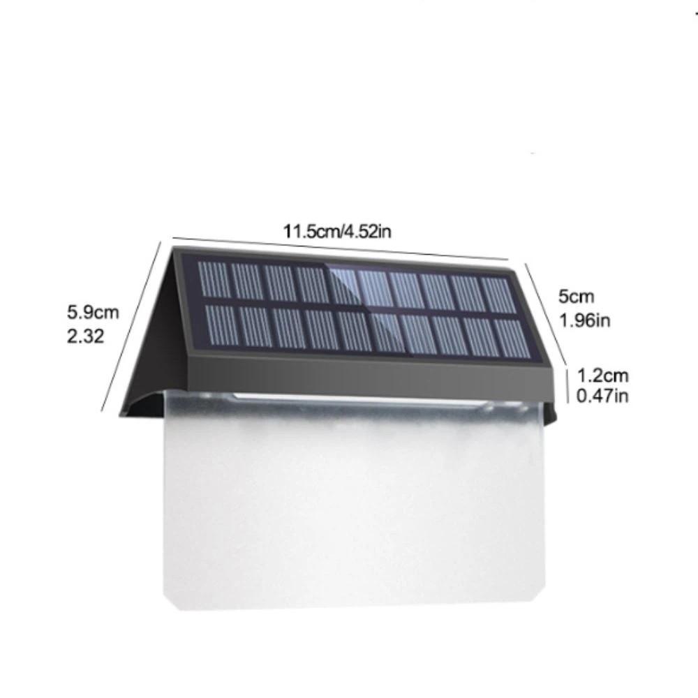 IP65 Waterproof Solar House Number Light Sturdy Outer Casing Auto On Off Outdoor Address Sign Lamp High-Transmittance Lampshade