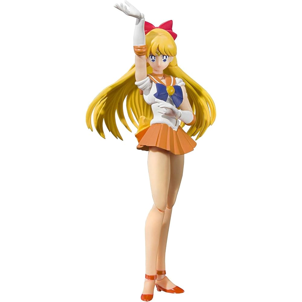 

TAMASHII NATIONS S.H. Figuarts Sailor Moon Sailor Venus Animation Color Edition 140mm Painted Action Figure