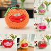 Mouth Big Funny Fruit Plush Toy Peach Strawberry Doll Kids Gift Decoration Home